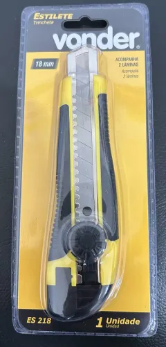 Estilete 18mm Vonder Largo Profissional