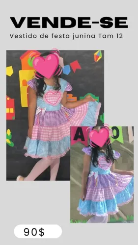Vestido de festa junina