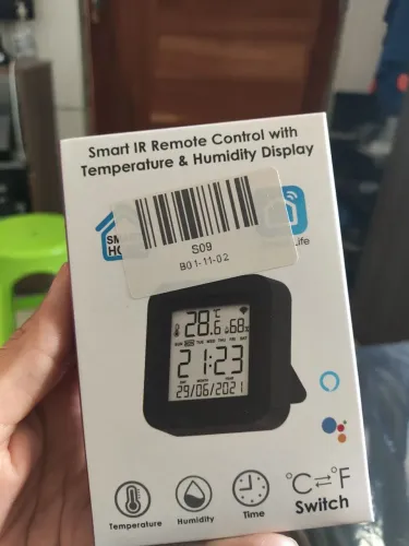 Controle universal infravermelho compatível com Alexa e Google home