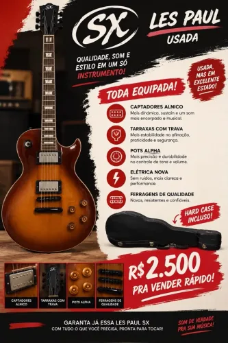 Guitarra Leapaul sx GG1
