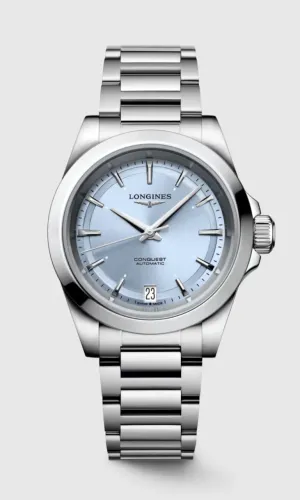Longines Conquest Ice Blue 35mm Automático Linha Premium AAA+
