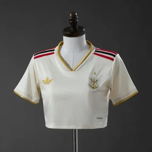 Cropped Flamengo Bege 2025/26