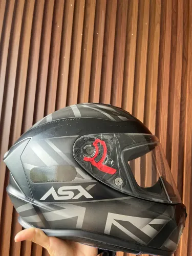 CAPACETE ASX CINZA