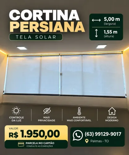 Cortina Persiana (Tela Solar)