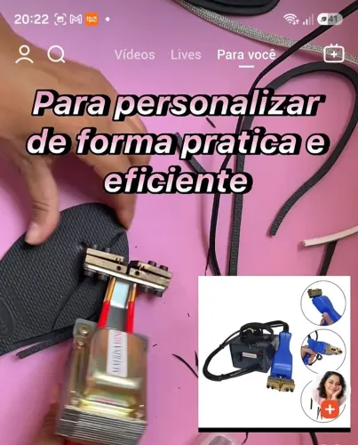 Maquina frizadora de chinelos Mafrisa Junior. Para vc uma renda extra .