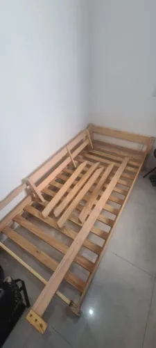 Cama Solteiro Montessoriana 2 em 1 (Cama normal e também pode reverter em forma de casinha