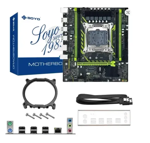 Placa-Mãe SOYO X99 com CPU Xeon E5 2650 V4 LGA2011-3 Novo