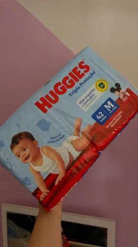 Fralda Huggies - Tripla Proteção- Tam M (