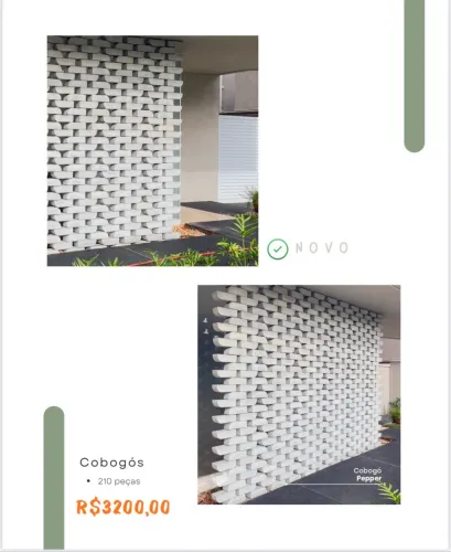 Cobogó com preço imperdível