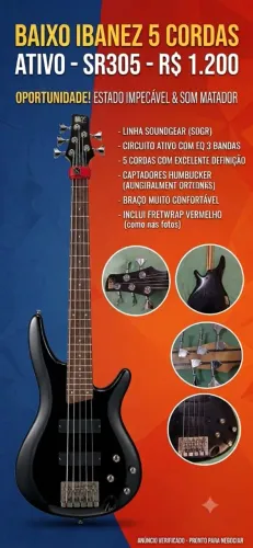 Contrabaixo Ibanez SR305
