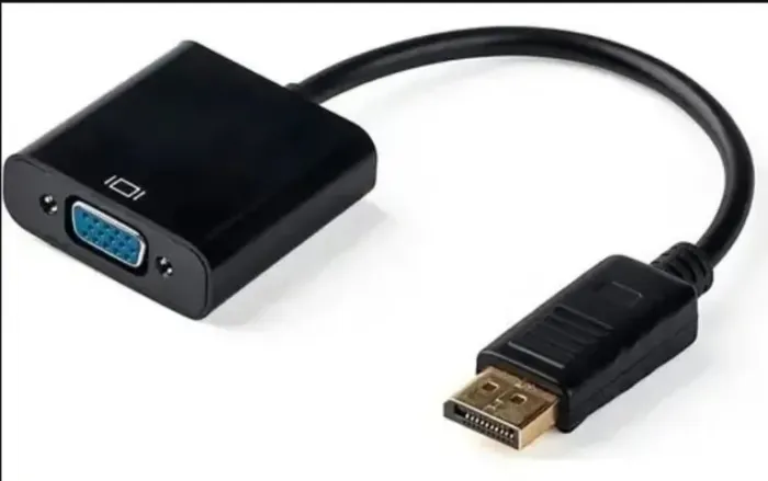 Cabo Adaptador Displayport VGA Conversor Vídeo
