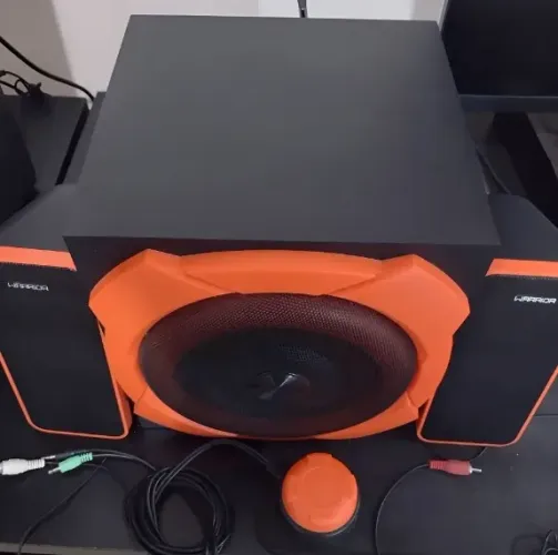 Warrior Odysseus Caixa De Som Gamer 2.1 50w