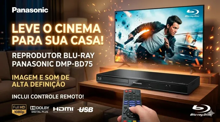 Magnifico Blu-ray Panasonic DMP-BD75 