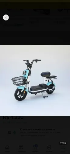 Bicicleta elétrica 350w