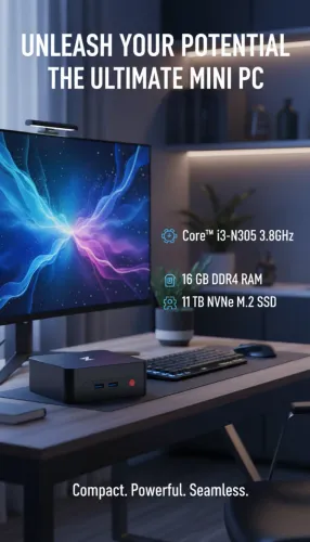 Super Mini PC 16Gb RAM 1TB M.2