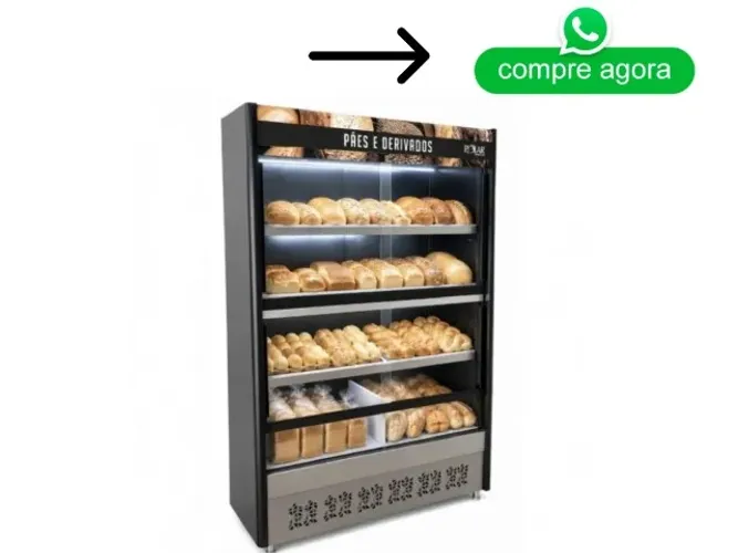 Vitrine para Pães 1,40M Polar Nova