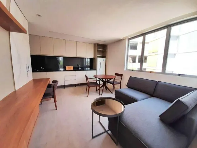 Apartamento de 1 quarto área privativa c/ sala para alugar no Buritis