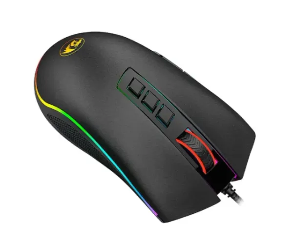 Mouse Gamer Redragon Cobra, Chroma RGB, 12400 DPI, 8 Botões, Preto - M711