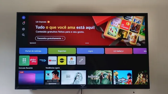 Tv LG 43 polegadas 4K UHD Novo lançamento