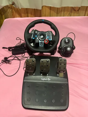 Volante logitech g29 + câmbio logitech