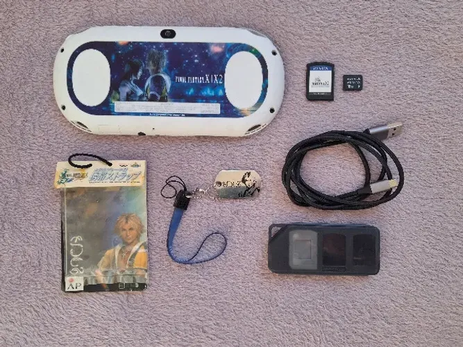 Ps Vita Slim Pch-2000 Edição Especial Final Fantasy, Cartao original 16GB, Strap