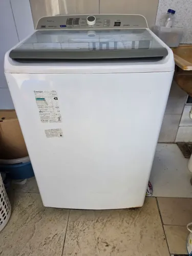 Máquina de Lavar Panasonic 14kg NA-F140B6W - Super Econômica e Cesto Inox