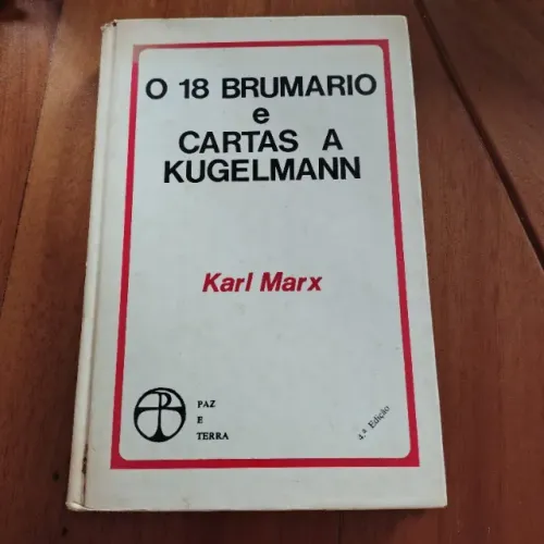 Livro Karl Marx - O 18 Brumario e Cartas a Kugelmann