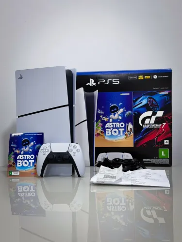 PLAYSTATION 5 SLIM 825GB - IMPECÁVEL - ACEITO TROCAS