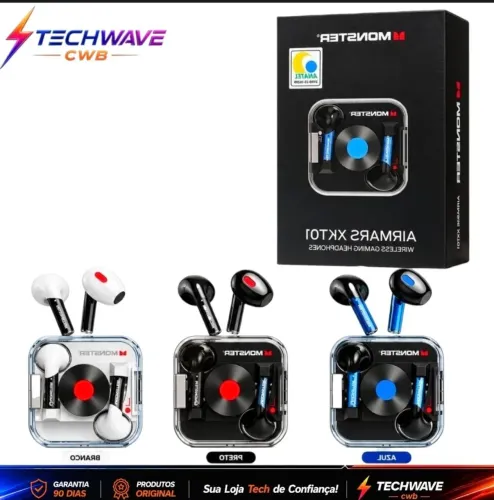 FONE DE OUVIDO BLUETOOTH MONSTER XKT01