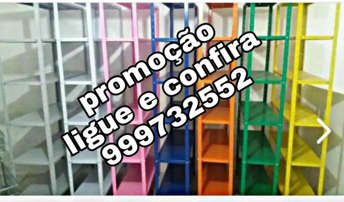 Estante de aço novas com pintura eletrostática 