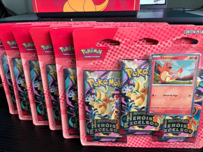 Blister Triplo Pokémon Megaevolução Heróis Excelsos 
