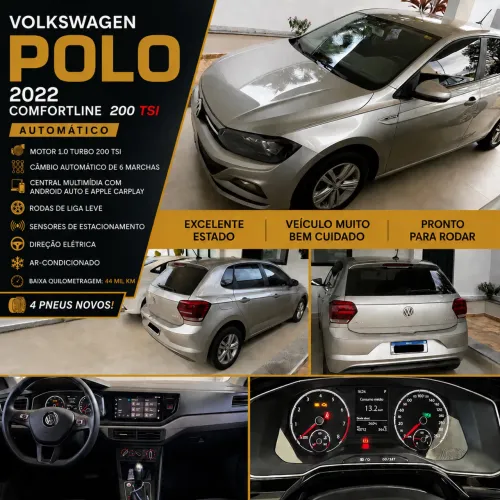 Volkswagen Polo Comfort. 200 TSI 1.0 Flex 12V Aut. 2022