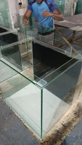 aquário cubo 150L cubo com sump traseiro