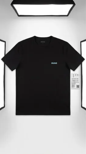 Camiseta HUGO BOSS Original - Preta - Tamanho GG (XL) - Sem Uso / Nova