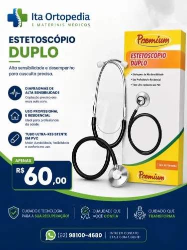 Estetoscópio duplo