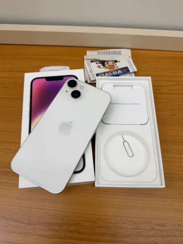iPhone 14 128GB Branco C/ Caixa + NF