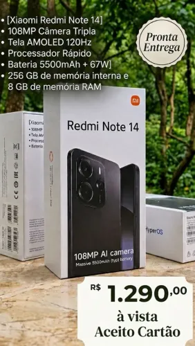 Smartphone Redmi Note 14