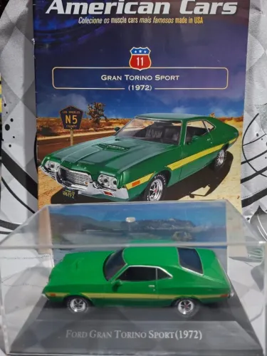 Miniatura Gran Torino Sport 1/43 edição colecionador