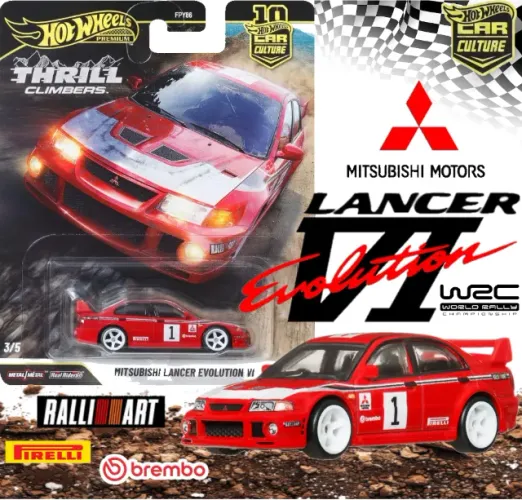 Hot Wheels Premium Mitsubishi Lancer Evolution VI Rally