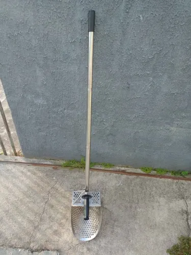 Sandscoop Inox com cabo removível para detectorismo na praia, detector de metais Itapema S