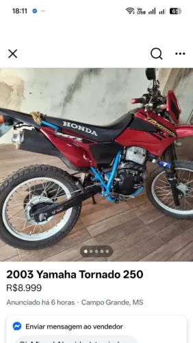 Honda Tornado xr 250 2003