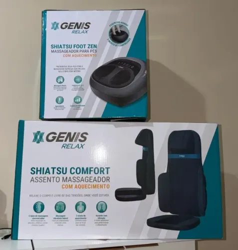 Kit de Massageadores de luxo de pé e de costas Polishop em perfeito estado