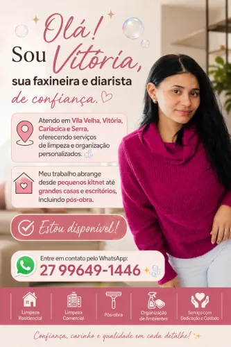 Faxina e organização de vitória e região 