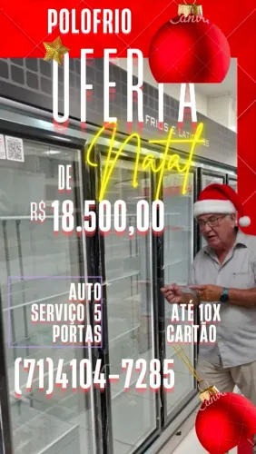 REFRIGERADOR AUTO SERVIÇO 5 PORTAS