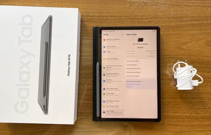 Tablet - Galaxy Tab S9 FE Cinza (SM-X510)