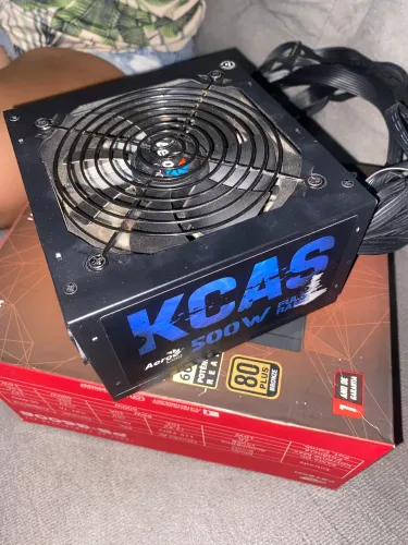 Fonte Kcas 500W 80 Plus Bronze PFC ativo