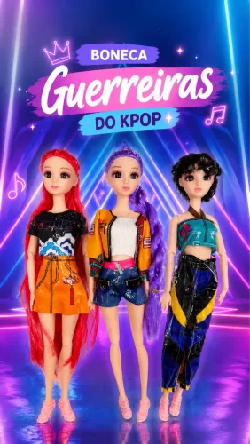 Boneca guerreiras do K-pop HUNTR/X