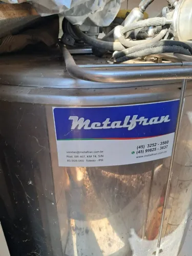 Resfriador de Leite Metalfran 500 Litros 220V - Excelente Estado