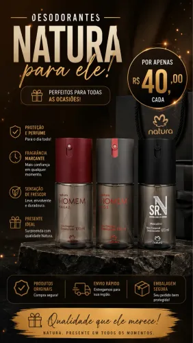 Natura Deo Corporal Masculino