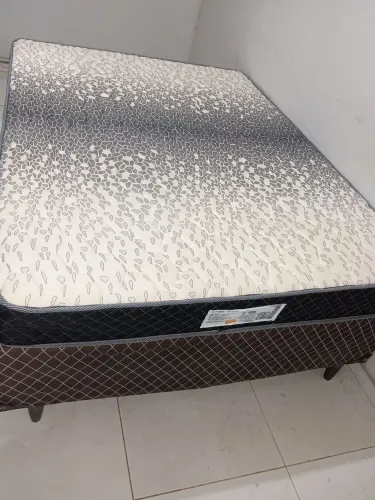 PROMOÇÃO! Conjunto cama box casal colchão espuma D33 + cama